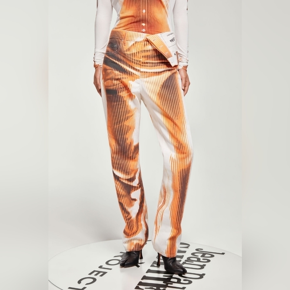Jean Paul Gaultier x Y/Project printed jeans unisex size S BNWT